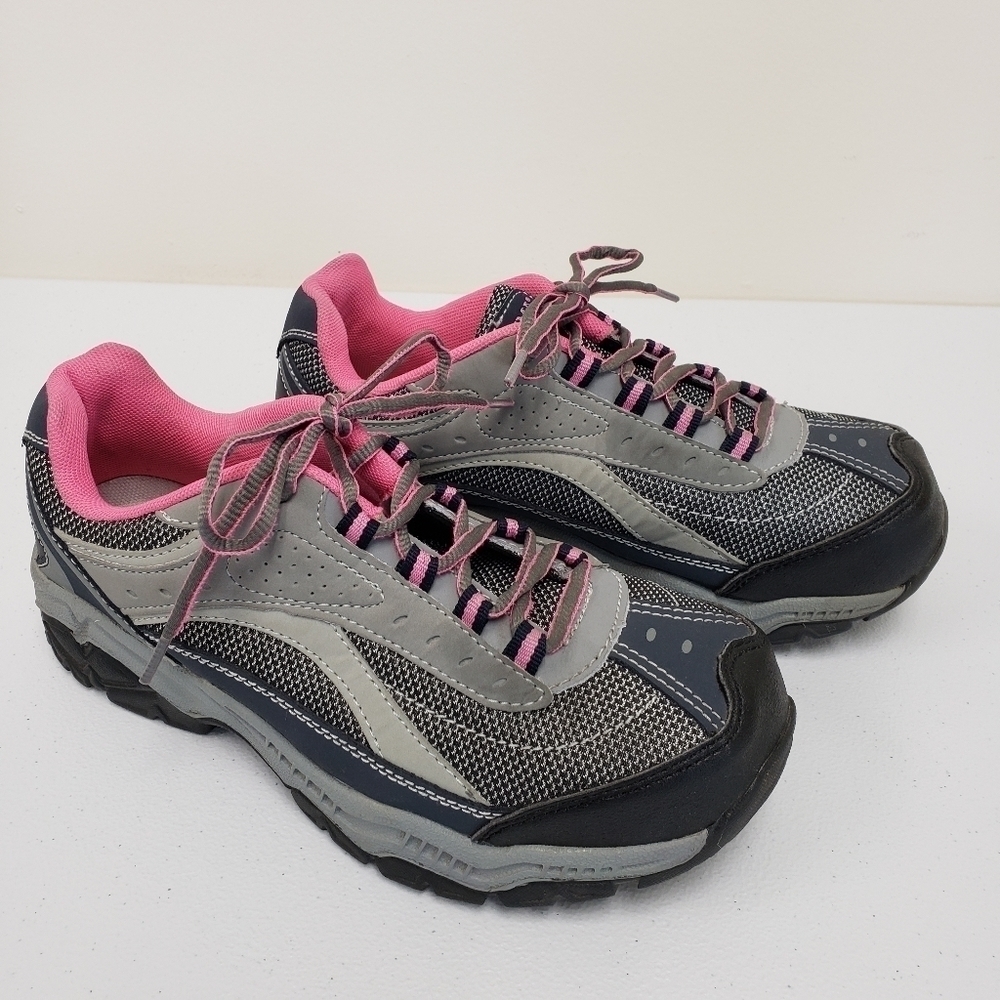 Brahma Womens Steel Toe Leather Work Shoes Sneakers Size 8 - Picture 2 of 7